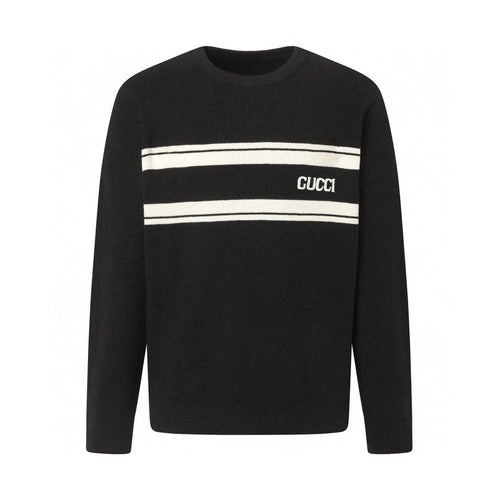 250923 New high-quality jacquard full-knit long-sleeved round-neck sweater