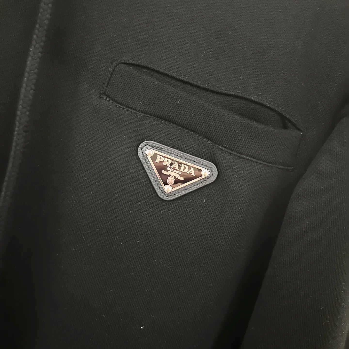 250908 New high-quality fake pocket triangular label hooded sweatshirt