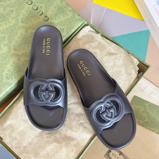 250513 New high-quality thick-soled classic signature slippers