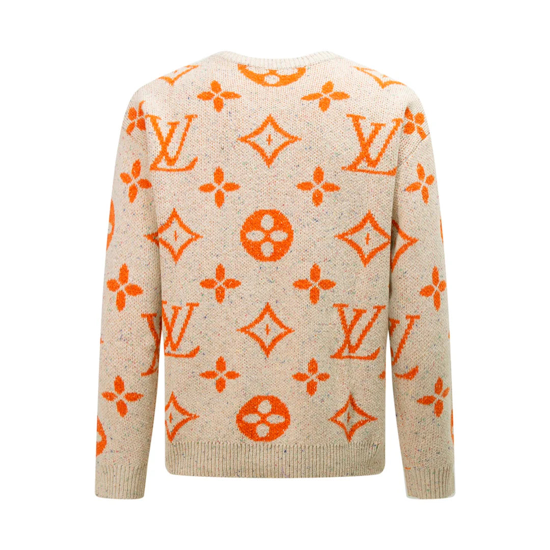 250908 New high-quality jacquard full-print knitted sweater