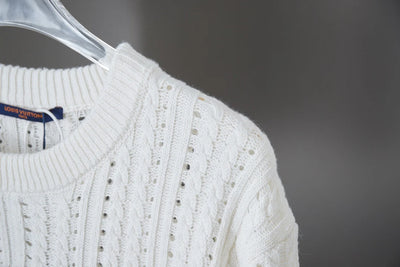 250902 New high-quality knitted logo sweater