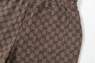 250404 New high-quality full-print jacquard knitted shorts