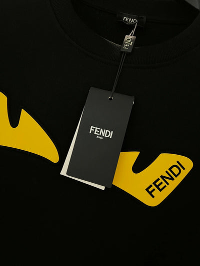 250908 New high-quality three-dimensional silicone yellow eye sweatshirt