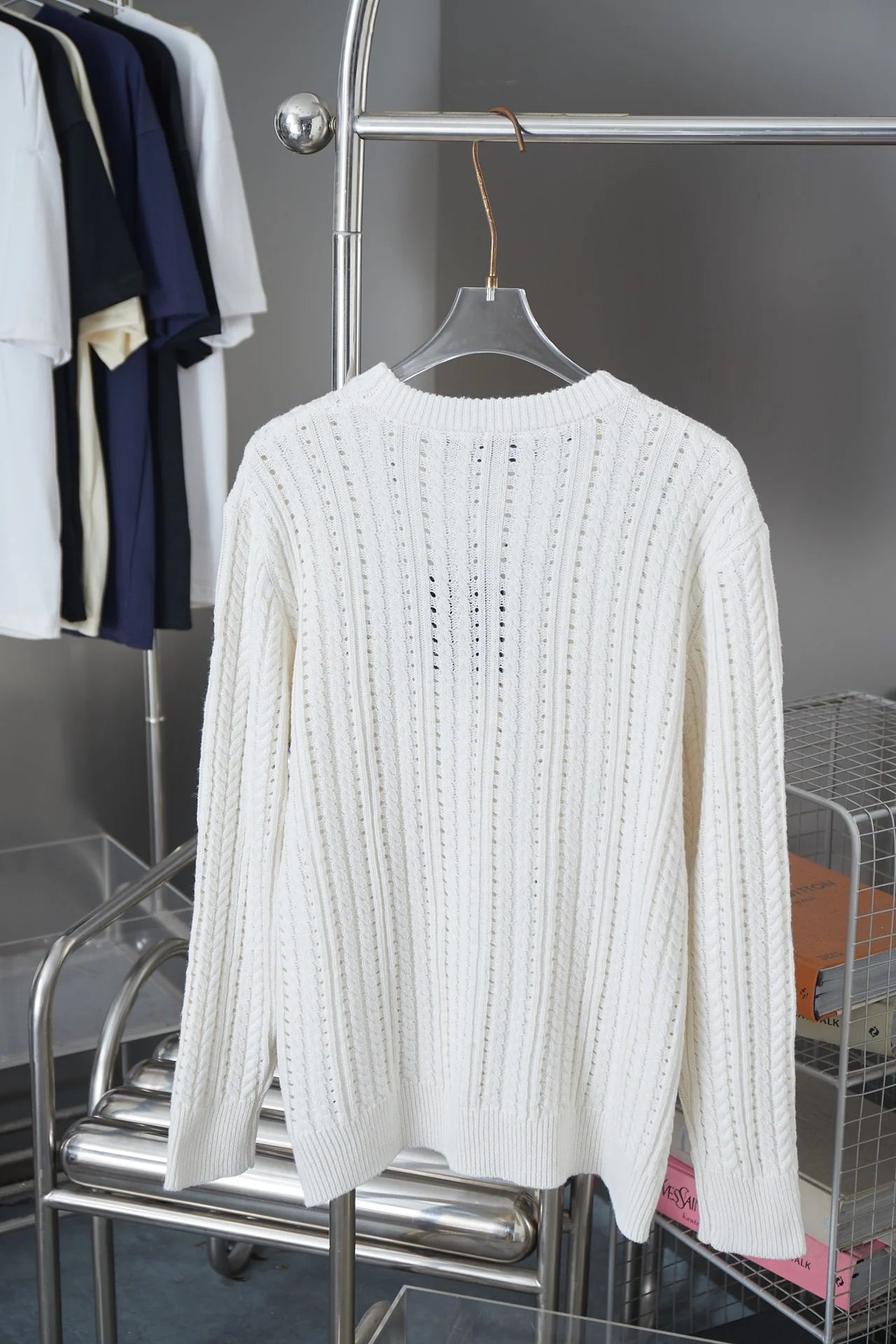 250902 New high-quality knitted logo sweater