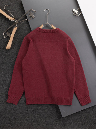 250917 A new high-quality classic icon pullover sweater