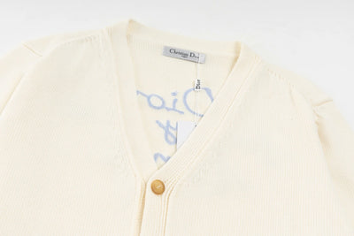 250908 New high-quality and simple wool knitted cardigan sweater