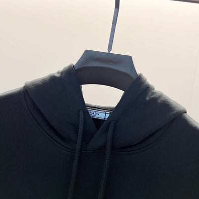 250908 New high-quality fake pocket triangular label hooded sweatshirt