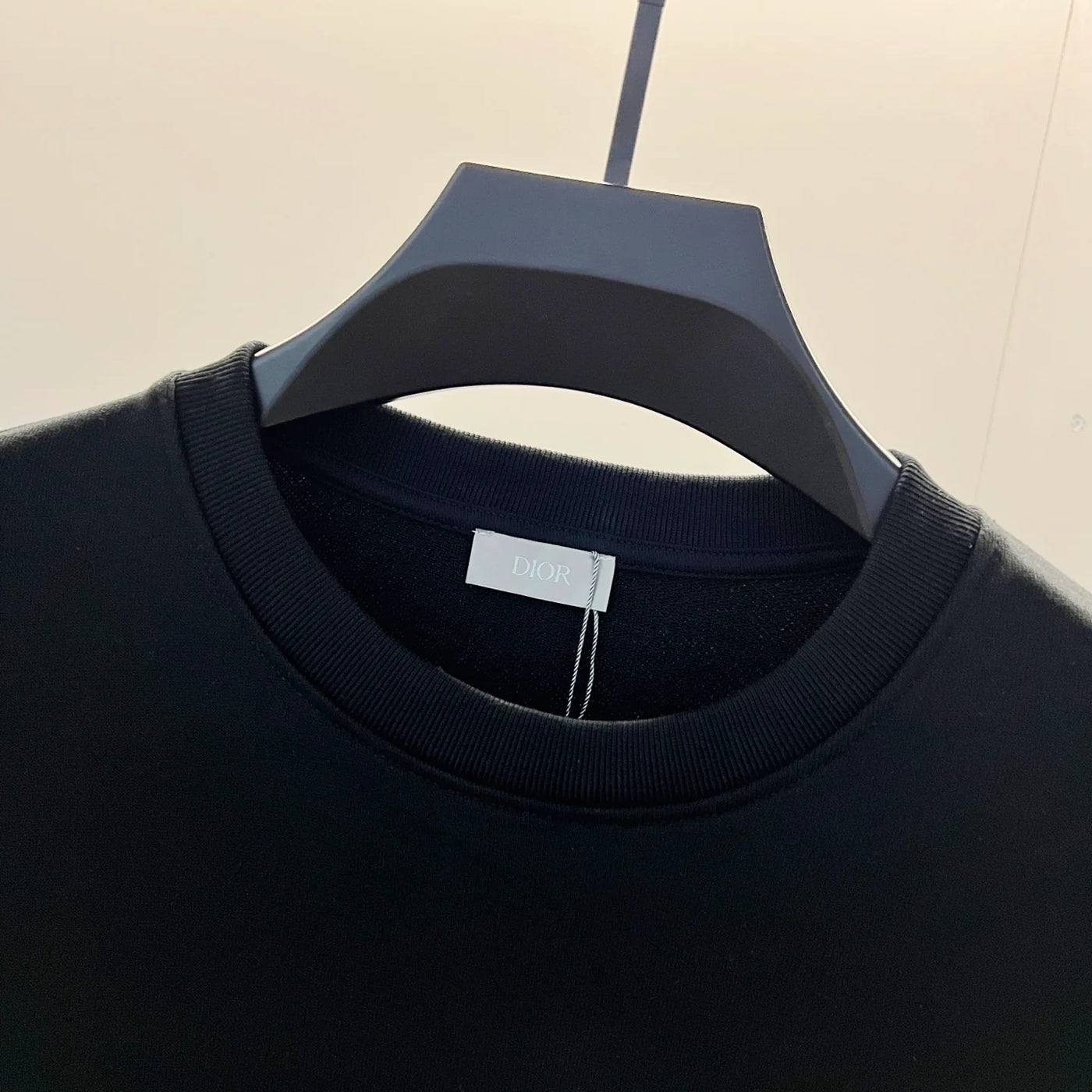 250908 New high-quality gradient letter half-length printed round-neck sweatshirt