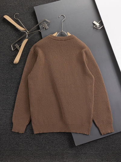 250917 A new high-quality classic icon pullover sweater