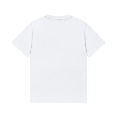 250408 New high-quality metal triangular label casual T-shirt
