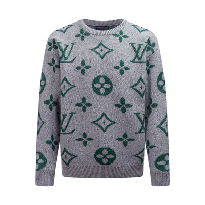 250908 New high-quality jacquard full-print knitted sweater