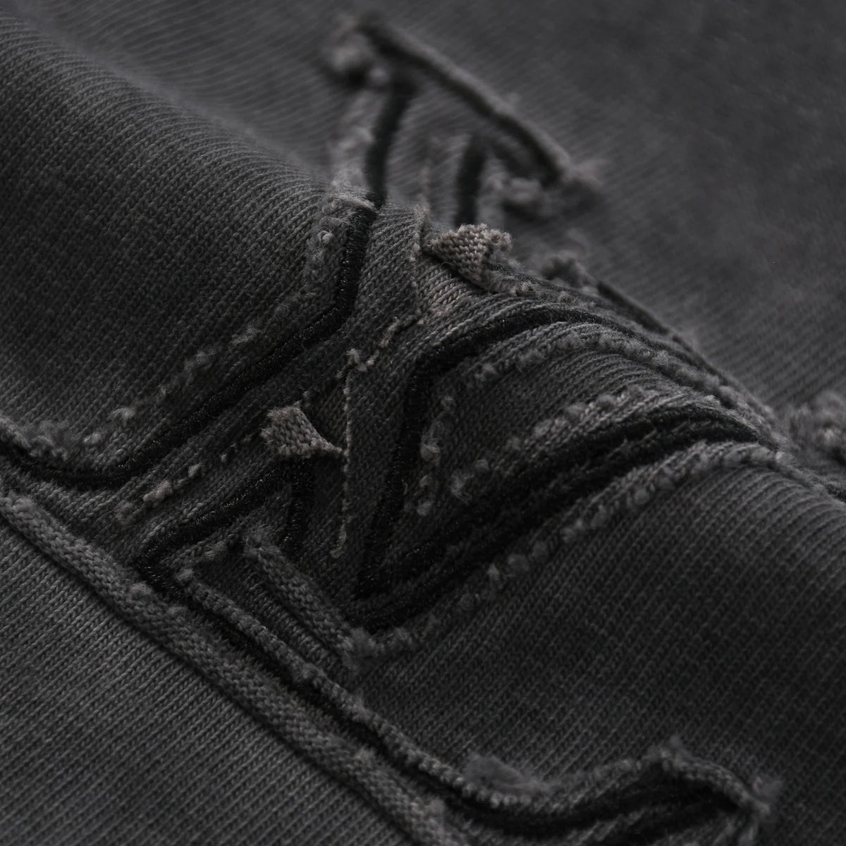 250604 New jacquard embroidery heavy work T-shirt