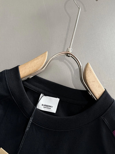 250614 New high-quality embroidered patchwork T-shirt