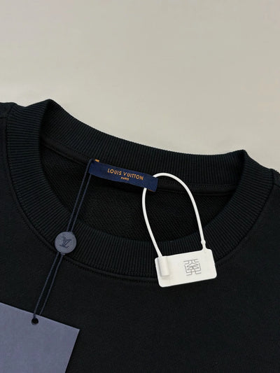 250923 New high-quality fisherman embroidery round-neck sweatshirt