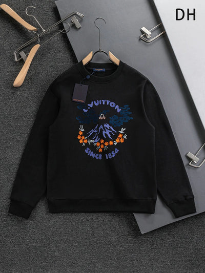 250908 New high-quality embroidered heavy-duty sweatshirt