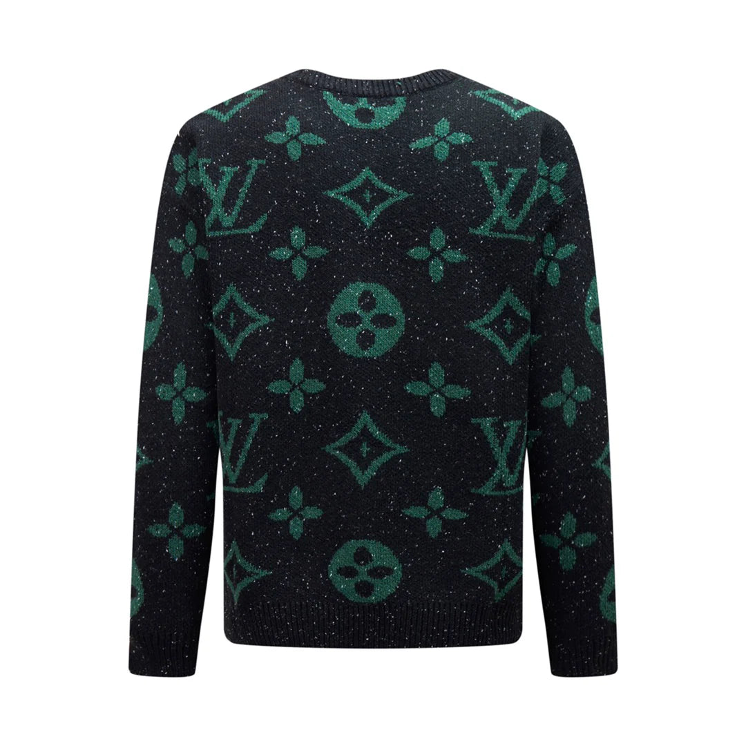 250908 New high-quality jacquard full-print knitted sweater