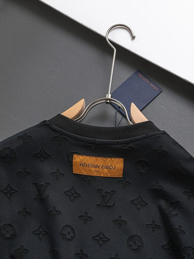250325 New high quality covered with cut-and-burn monogram T-shirts