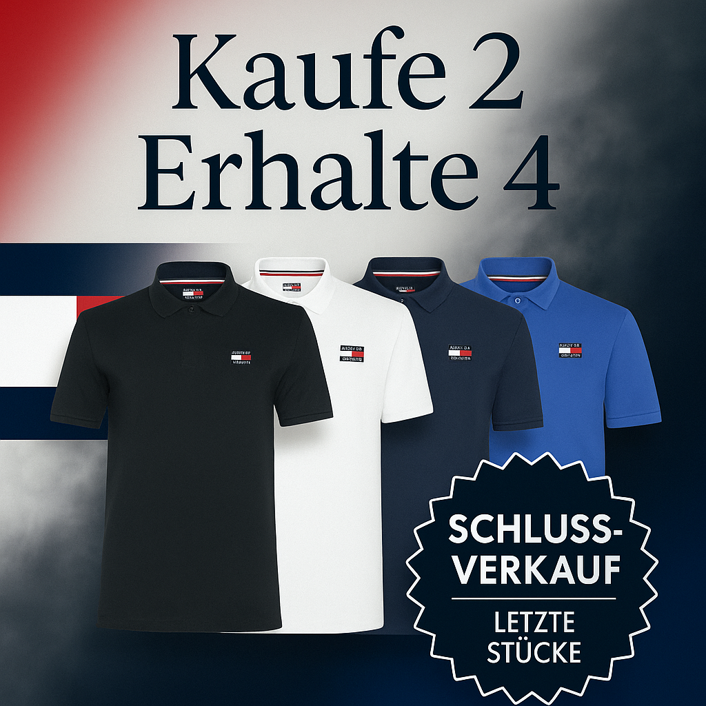 4er Set Polohemden TH – Klassischer Stil (SCHLUSSVERKAUF)