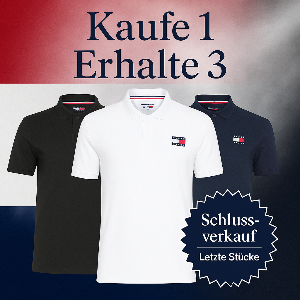 3er Set Polohemden TH – Klassischer Stil (SCHLUSSVERKAUF)