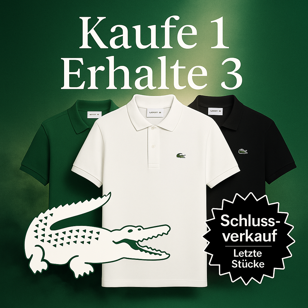3er Set Polohemden LCT – Klassischer Stil (SCHLUSSVERKAUF)