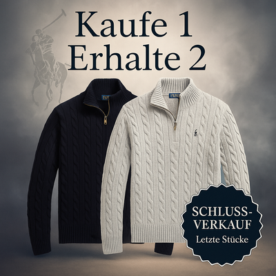 2er Set Sweater RL – Klassischer Half-Zip Strickstil (SCHLUSSVERKAUF)
