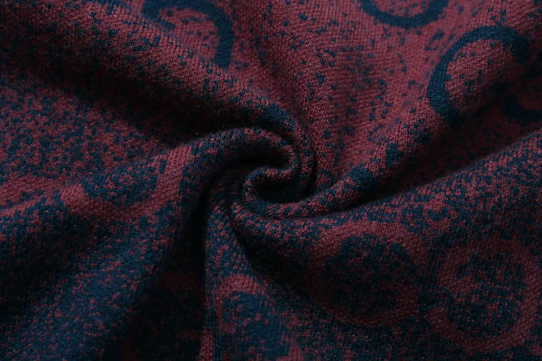 250908 New high-quality gradient full-print knitted cardigan