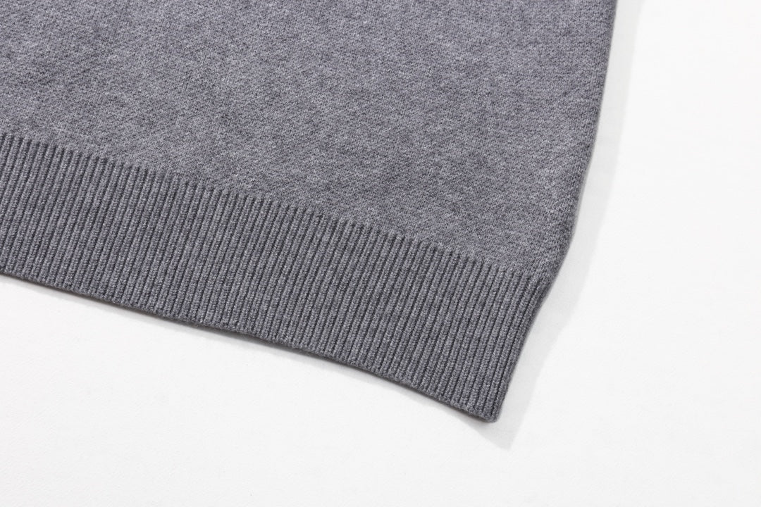 250908 New high-quality towel embroidered jacquard long-sleeved sweater
