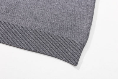 250908 New high-quality towel embroidered jacquard long-sleeved sweater