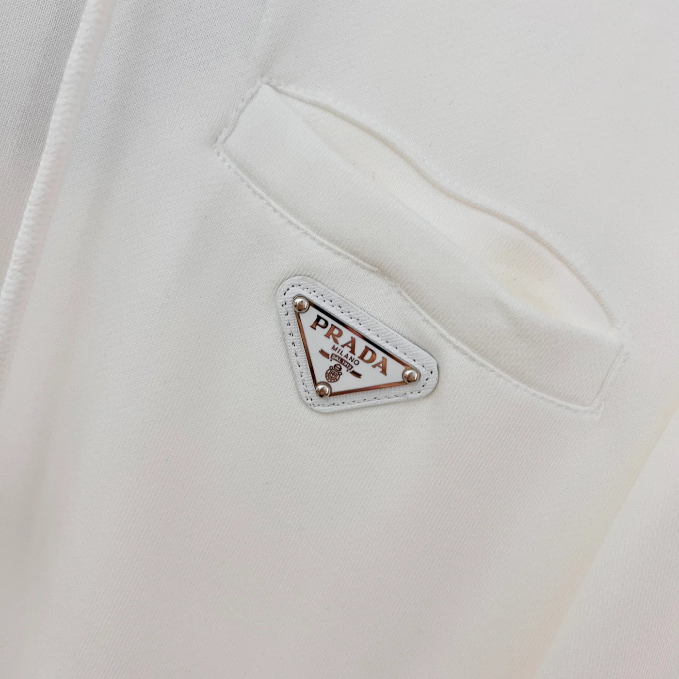 250908 New high-quality fake pocket triangular label hooded sweatshirt