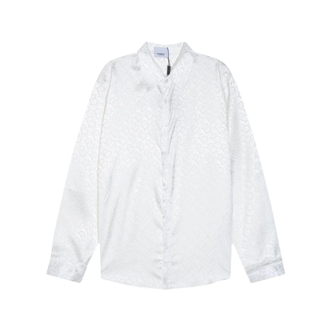 0818 New autumn and winter feature print loose version long-sleeved shirt