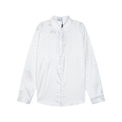 0818 New autumn and winter feature print loose version long-sleeved shirt