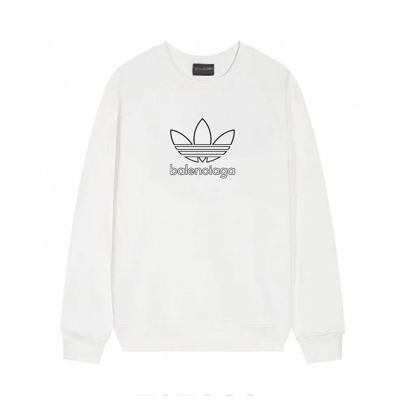 Hollow Letter Print Sweatshirt