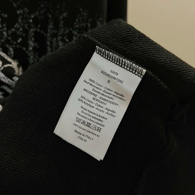 250908 New high-quality gradient letter half-length printed round-neck sweatshirt