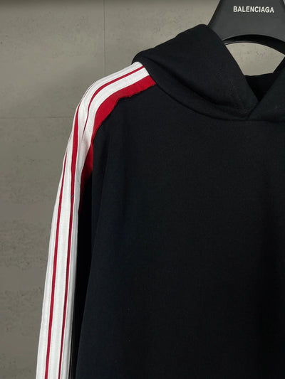 250917 New high-quality shoulder-sleeve color-blocked hoodie