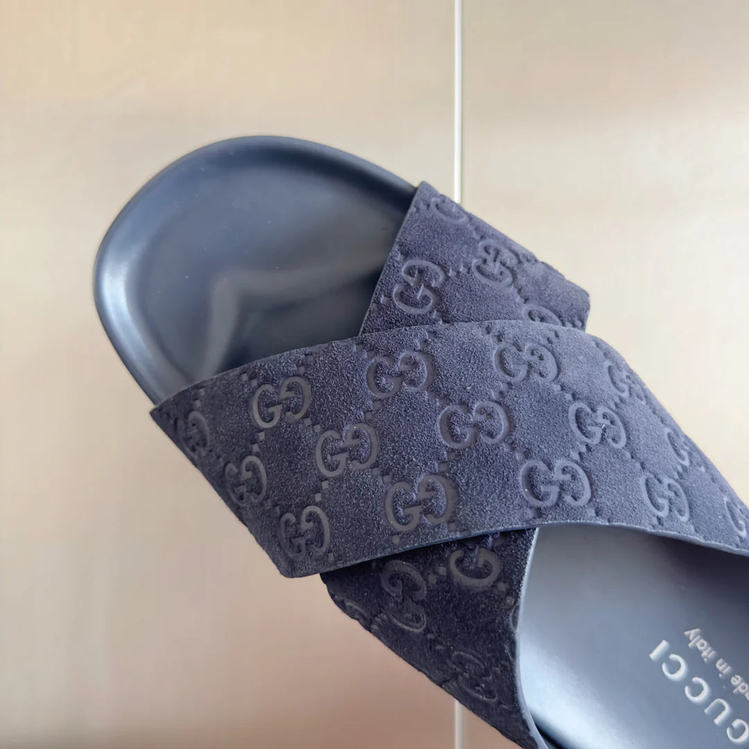 250507 New high-quality thick-soled embossed slippers