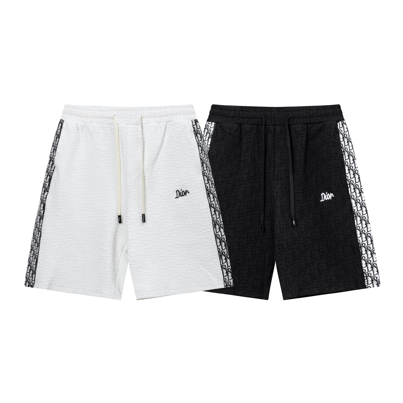 250408 New high-quality jacquard fabric dark weave strap knitted shorts