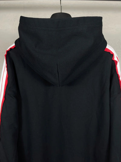 250917 New high-quality shoulder-sleeve color-blocked hoodie