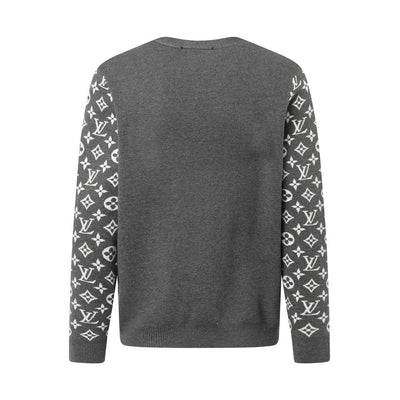 250923 New high-quality patchwork piping knitted cardigan