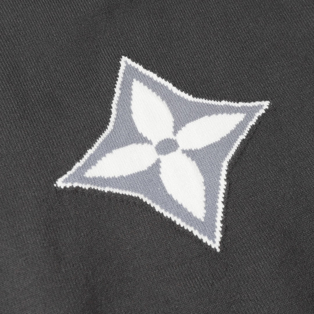 250923 New high-quality patchwork jacquard pullover sweater
