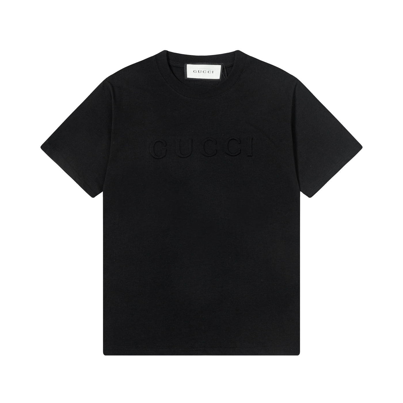 250408 New high-quality 3D embossed letter embossed T-shirt
