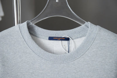 250902 New high-quality fishing embroidered round-neck sweatshirt
