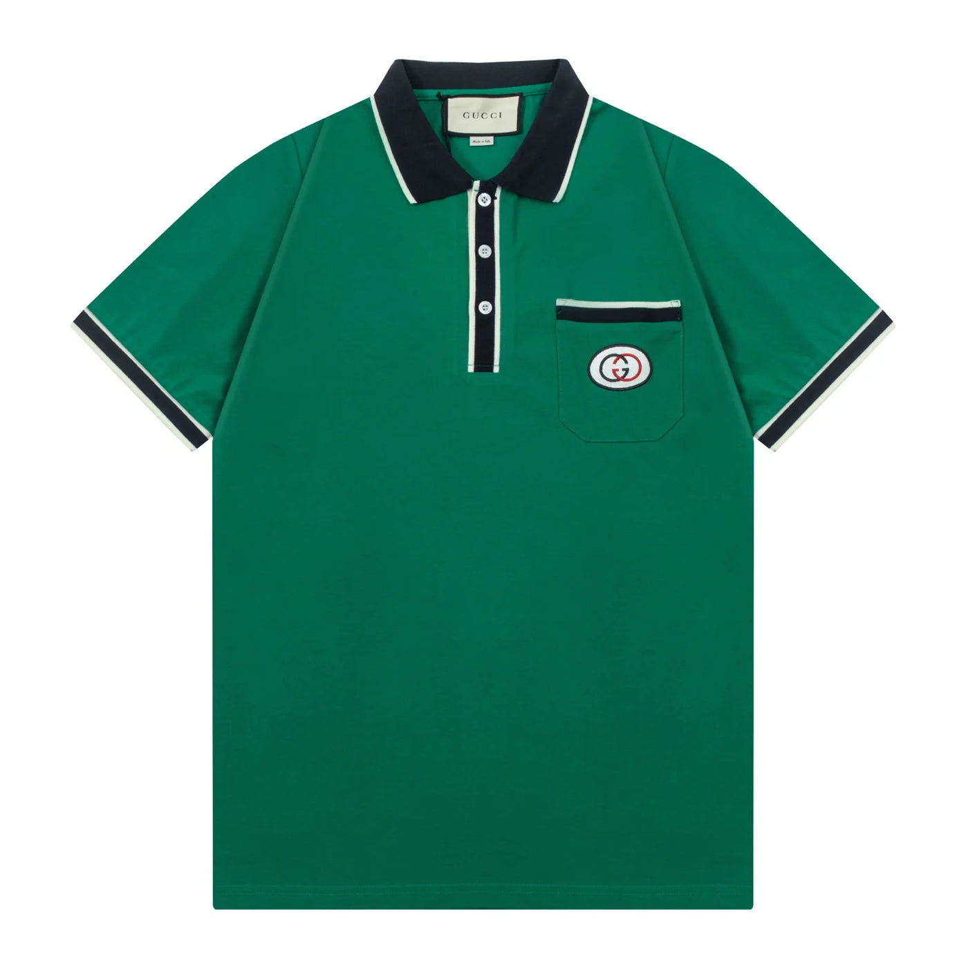 250408 New high-quality letter webbing with a color-matched collar POLO