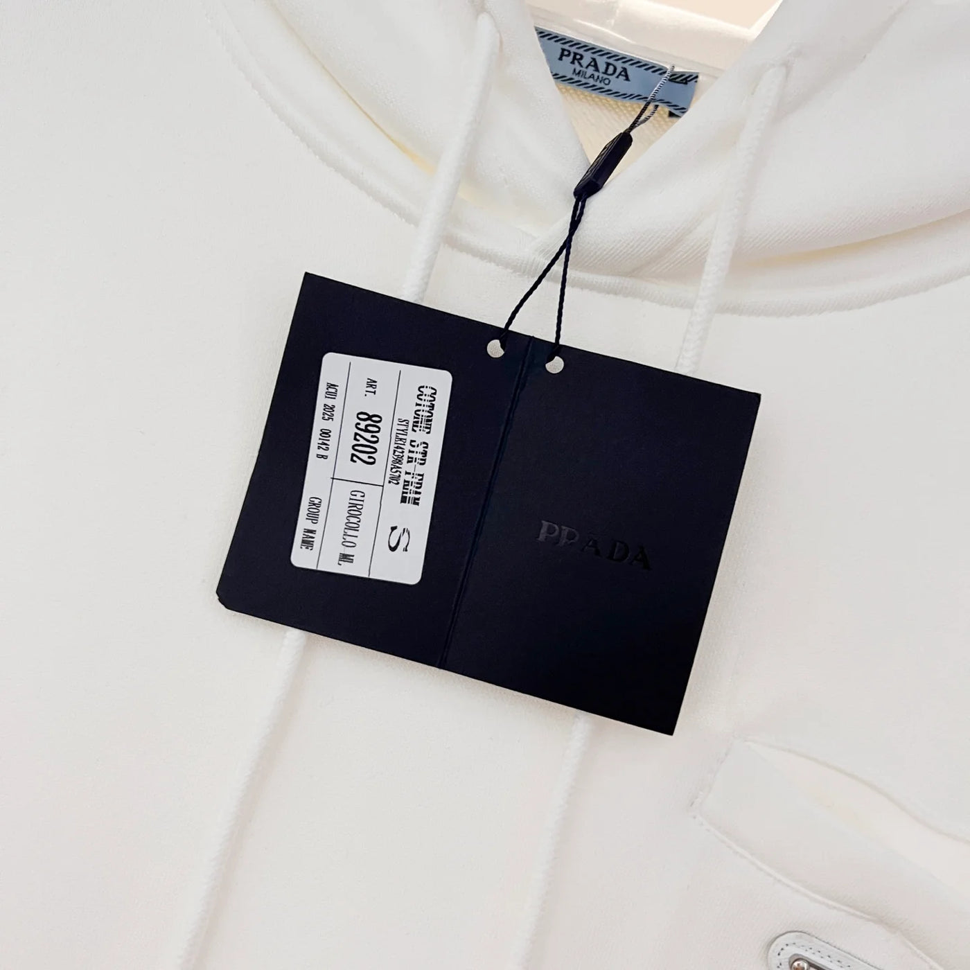 250908 New high-quality fake pocket triangular label hooded sweatshirt