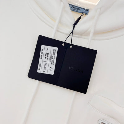 250908 New high-quality fake pocket triangular label hooded sweatshirt
