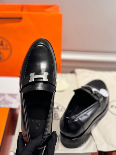 250527 New high-quality classic retro thick-soled loafers
