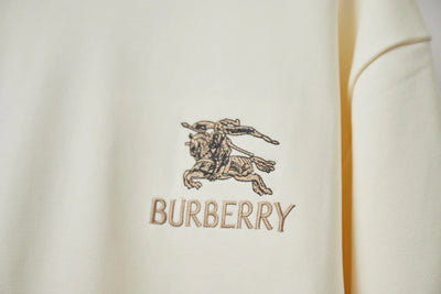 250923 new high-quality checkered patchwork embroidered round-neck sweatshirt