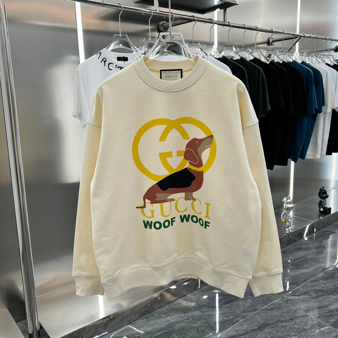 Dog Print Sweatshirt