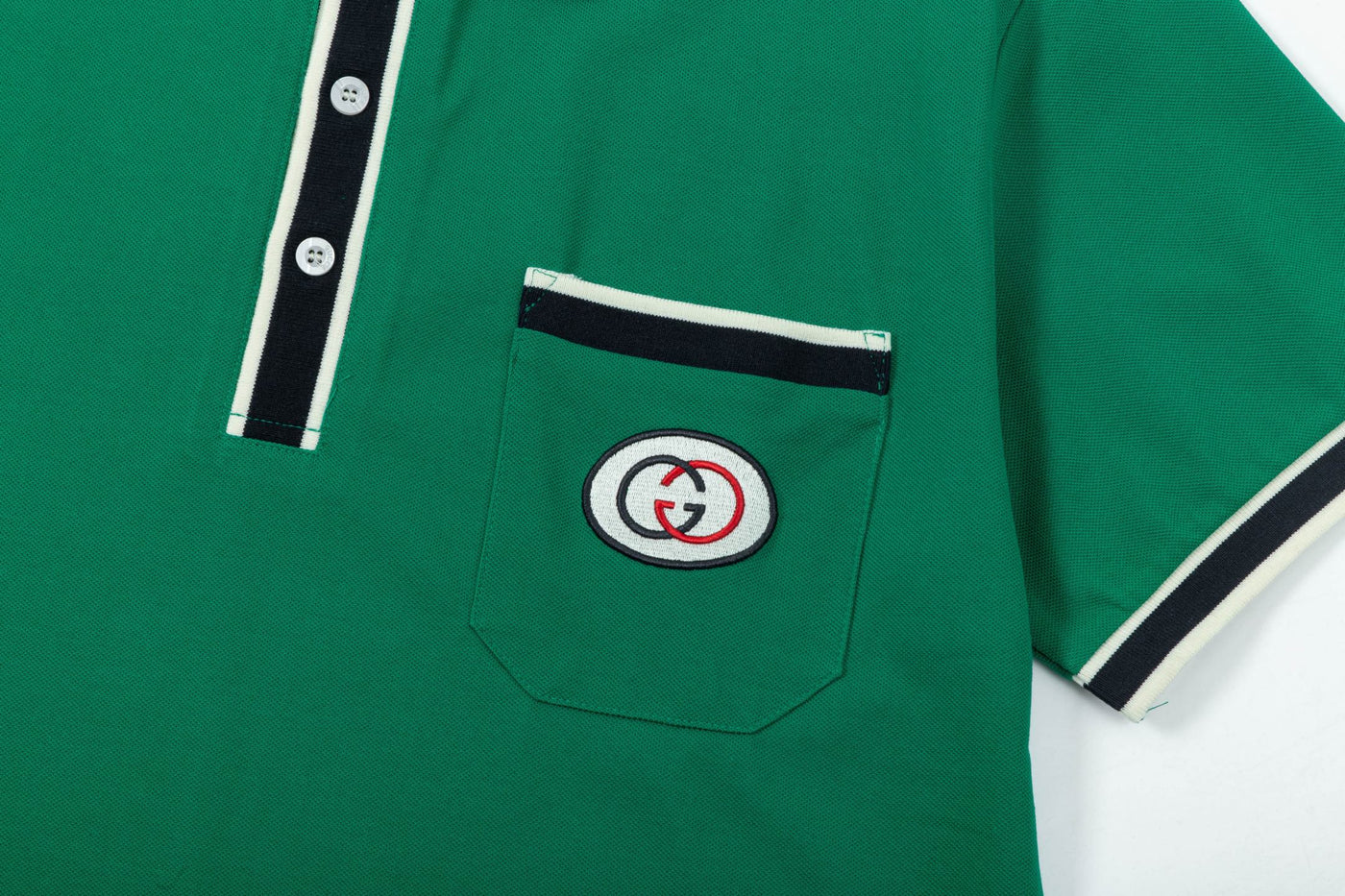 250408 New high-quality letter webbing with a color-matched collar POLO