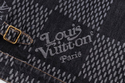 1014 High quality jacquard heavy wash jacket