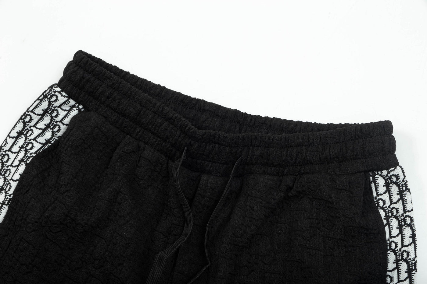250408 New high-quality jacquard fabric dark weave strap knitted shorts
